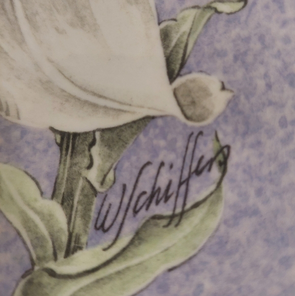 Quebec Madonna Lily Sunrise Bone China Collector Plate Provincial Flower - Picture 6 of 6